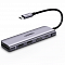 UGREEN. USB концентратор Ugreen 6 в 1 (хаб), HDMI, 2 x USB 3.0, SD/TF, PD (70411)