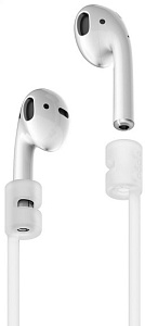 Силиконовый соединительный шнур для наушников Airpods Elago Strap / Nightglow Blue