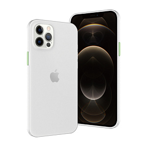 Чехол SwitchEasy 0.35 для iPhone 12 & 12 Pro (6.1"). Цвет: прозрачный белый.