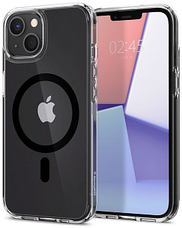 Чехол Spigen Crystal Hybrid Mag (ACS03562) для iPhone 13 (Black)
