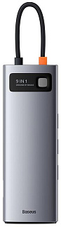 Хаб Baseus Metal Gleam Series 9-in-1 CAHUB-CU0G (Space Grey)