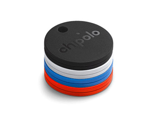 Комплект из 4 умных брелков Chipolo CLASSIC (CH-M45S-4COL-R), черный, синий, красный, белый