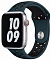 Ремешок Wiwu Dual Color Silicone Band для Apple Watch Series 1-6/SE 42/44 mm (Blue/Black)