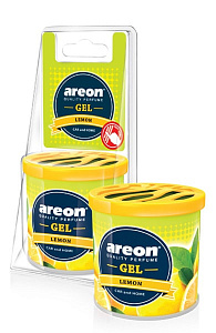 Автомобильный ароматизатор Areon GEL CAN Blister Лимон