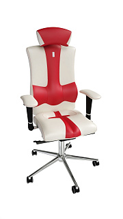 Кресло эргономичное Kulik ELEGANCE (1003) white/red