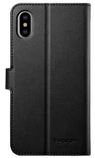 Чехол Spigen Wallet S, black - iPhone XS Max