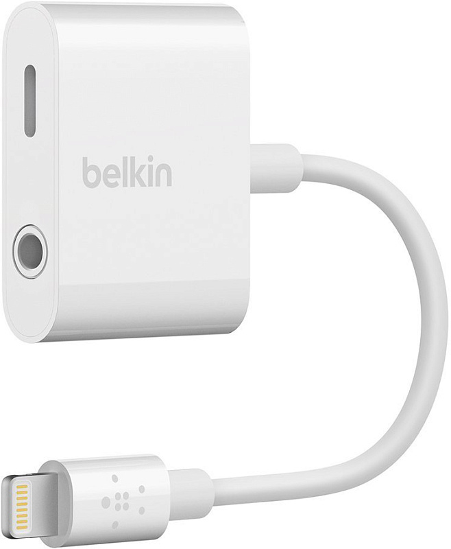 фото Переходник Belkin 3.5mm Audio + Charge RockStar Adapter (F8J212btWHT)