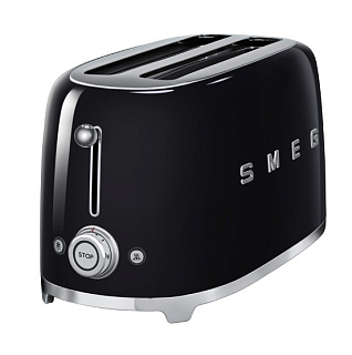 Тостер Smeg на 4 хлебца TSF02BLEU (Black)