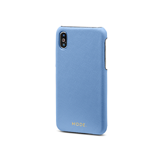 Чехол-накладка dbramante1928 London для iPhone X. Материал натуральная кожа/пластик. Цвет синий