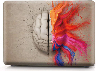 Чехол накладка пластиковая i-Blason для Macbook Pro13 A1706/A1708 watercolor left and right brain