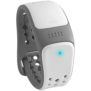 Пульсометр Mio LINK White Small-Medium (56P-WHT), белый / серый