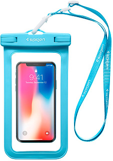 Чехол Spigen Velo A600 Waterproof Phone Case, blue