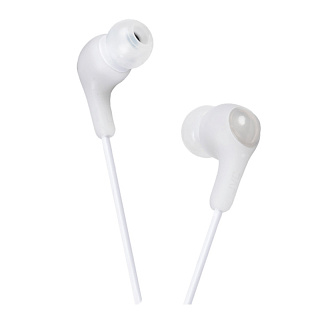 Наушники JVC внутриканальные проводные, модель HA-FX7-W-E, серия Gumy Plus. Цвет: белый