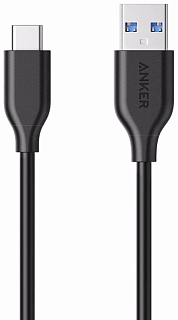 Кабель Anker powerline USB-C to USB 3.0 пластик кевлар 0.9м Anker A8163G11