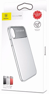 Чехол Baseus Slim Lotus Case For IP X White