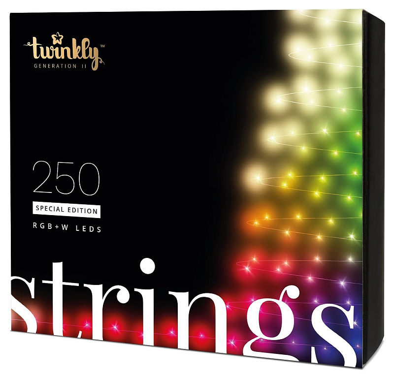 фото Smart-гирлянда Twinkly Strings RGBW 250 (TWS250SPP-BEU)