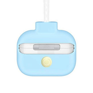 Чехол SwitchEasy ColorBuddy для футляра AirPods Pro. Материал силикон. Цвет голубой