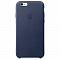 Чехол кожаный для Apple iPhone 6s Midnight Blue