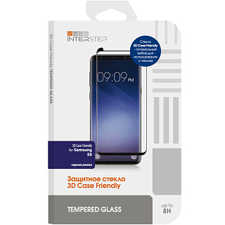 Защитное Стекло 3D Case Friendly Samsung S9, С Черной Рамкой