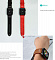 Ремешок COTEetCI W33 Apple Watch Fashion LEATHER 42MM/44MM red