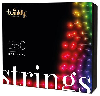 Smart-гирлянда Twinkly Strings RGB 250 LED (TWS250STP-BEU)