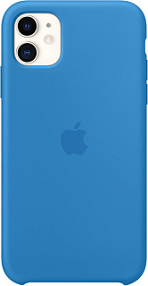 Apple iPhone 11 Silicone Case - Vitamin C, Силиконовый чехол для iPhone 11 цвета синий лен