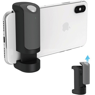 Монопод Just Mobile ShutterGrip (держатель для мобильных устройств) с кнопкой для управления камерой телефона. Цвет золотой.
Just Mobile ShutterGrip