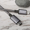 Кабель Moshi Integra USB-C to Lightning. Длина 1,2 м. Цвет серый