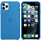 Apple iPhone 11 Pro Max Silicone Case - Linen Blue, Силиконовый чехол для iPhone 11 Pro Max  цвета синий лен