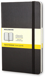 Блокнот в клетку Moleskine Classic Soft Large QP617 (Black)