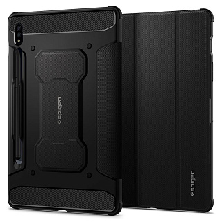 Чехол Spigen Rugged Armor Pro (ACS01604) для Samsung Galaxy Tab S7 (Black)
