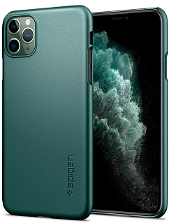 Чехол Spigen Thin Fit (ACS00410) для iPhone 11 Pro Max (Midnight Green)