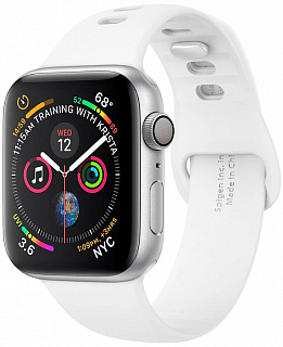Ремешок Spigen Air Fit, white - Apple Watch 44/42mm