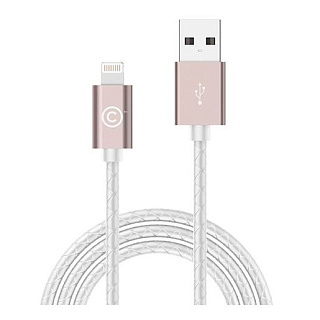 Кабель LAB.C  USB на Lightning. Длина 1,8 м. Цвет: розовый.
Пластик / Китай / 12 Месяцев / Lightning / 