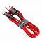 Кабель Baseus Kevlar Cable USB For lightning 2A 0.5M Red+Red