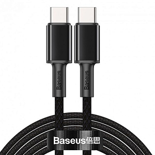 Кабель Baseus High Density Braided Fast Charging USB-C 1m CATGD-01 (Black)