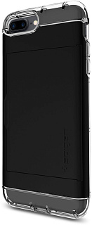 Чехол-визитница Spigen Crystal Wallet (043CS20986) для iPhone 7 Plus/8 Plus (Black)