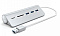 USB-хаб и картридер Satechi Aluminum USB 3.0 Hub & Card Reader ST-3HCRS (Silver)