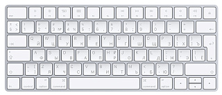 Клавиатура Apple Magic Keyboard White Bluetooth (White)