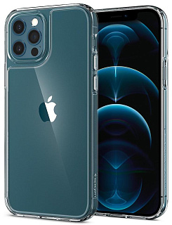 Чехол Spigen Quartz Hybrid (ACS01705) для iPhone 12/12 Pro (Clear)