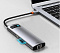 Хаб Baseus Metal Gleam Series 8-in-1 CAHUB-CV0G (Space Grey)