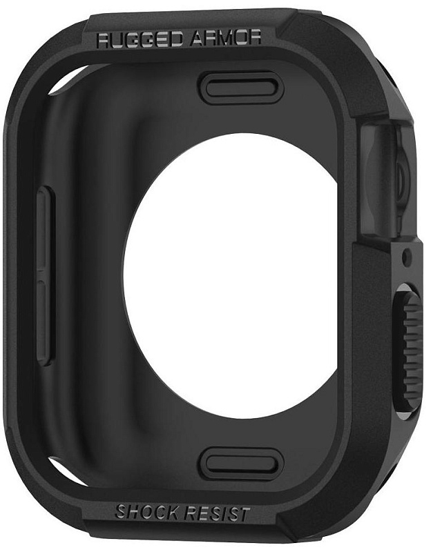 фото Клип-кейс Spigen Rugged Armor, black - Apple Watch 4 40mm