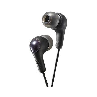 JVC Гарнитура внутриканальная проводная, модель HA-FX7M-BN-U, серия Gumy Plus. Цвет: черный