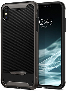 Чехол Spigen Hybrid NX, gunmetal - iPhone XS/X
