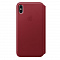 Кожаный чехол Apple Leather Folio для iPhone XS Max, цвет (PRODUCT RED) красный
Apple iPhone XS Max Leather Folio - (PRODUCT) RED