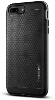 Чехол Spigen для iPhone 7 Plus Neo Hybrid 043CS20535. Стальной