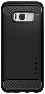 Чехол Spigen для Galaxy S8+ Rugged Armor, черный (571CS21661)