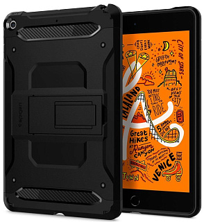 Чехол - накладка Spigen Tough Armor TECH, black - iPad mini 5 2019