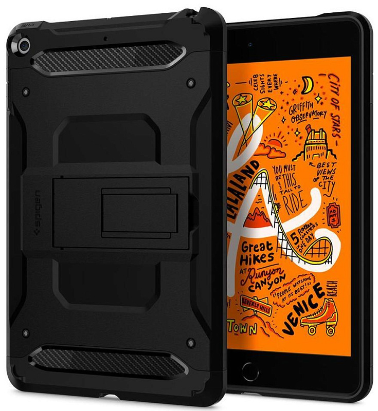 фото Чехол - накладка Spigen Tough Armor TECH, black - iPad mini 5 2019