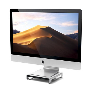 Подставка-док станция Satechi Type-C Aluminum iMac Stand with Built-in USB-C Data для iMac. Цвет серый космос